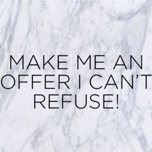 Accepting all reasonable offers!